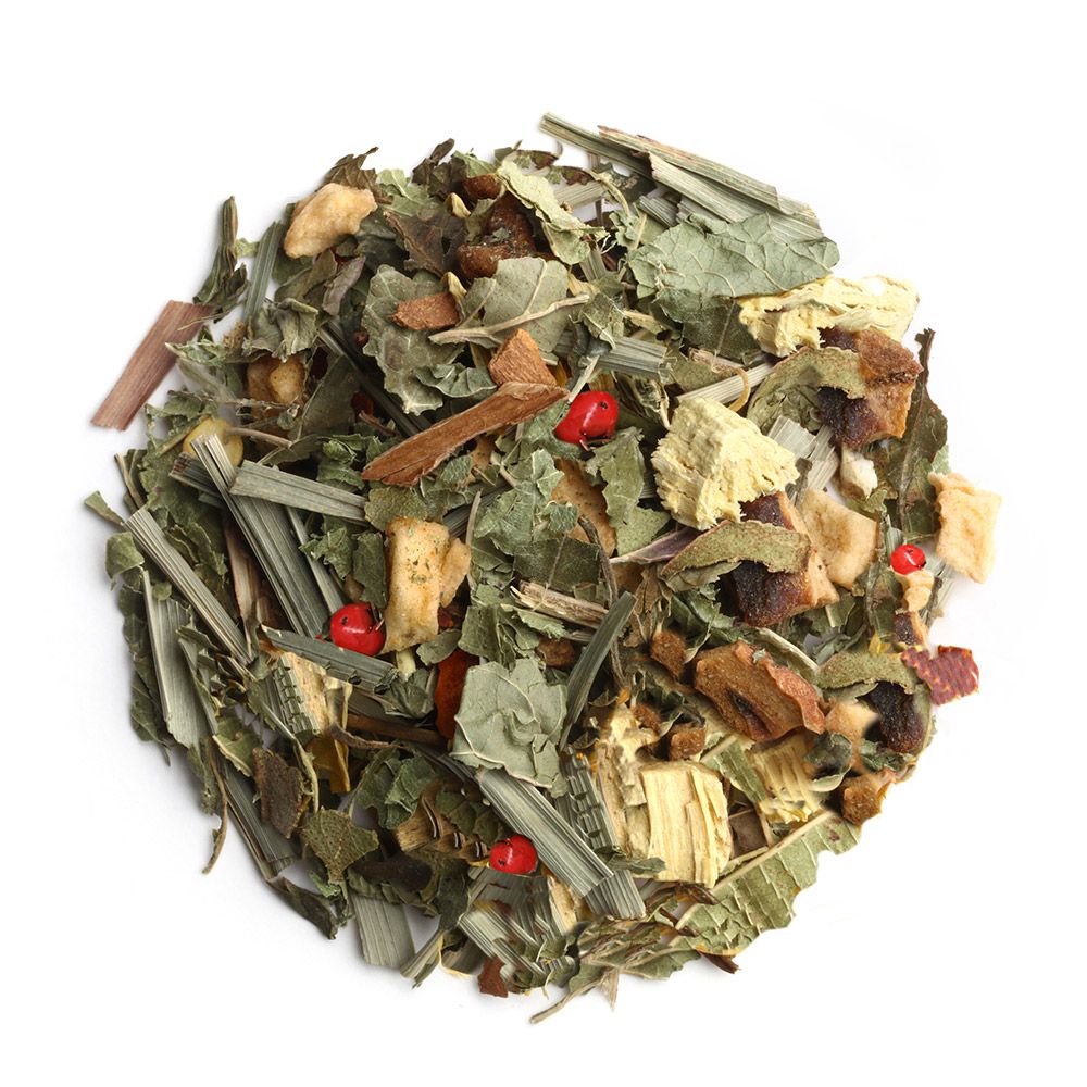 Palais des Thés ORGANIC TURMERIC LICORICE VERBENA HERBAL TEA (20 TEA BAGS, L'HERBORISTE N° 119)