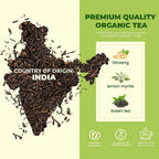 Gardenika Green Lemon Ginseng Tea, Loose Leaf, USDA Organic, Kosher – 4 Oz (113g)