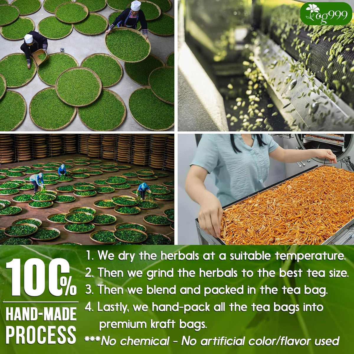 Premium Senna Peppermint Tea Bags. Relieves Constipation Natural Tea Herbal Tea