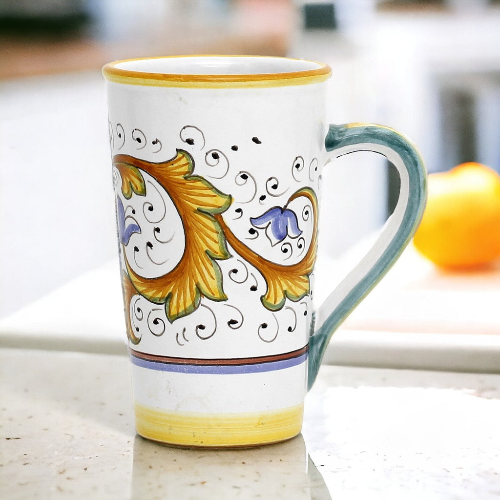 PERUGINO: Tall Latte Mug with handle (16 Oz.)
