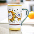 PERUGINO: Tall Latte Mug with handle (16 Oz.)