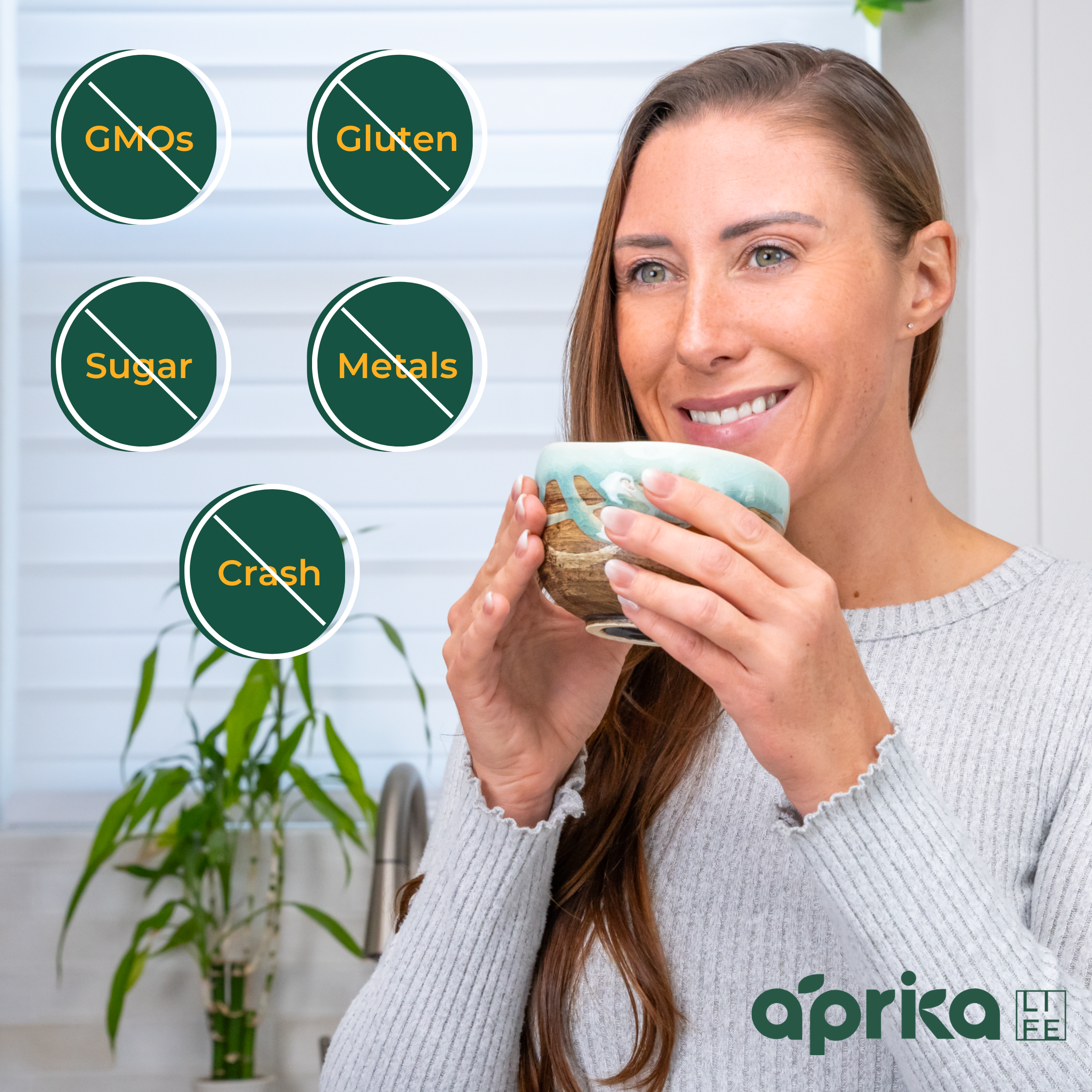 Aprika Life Hojicha Green Tea Powder