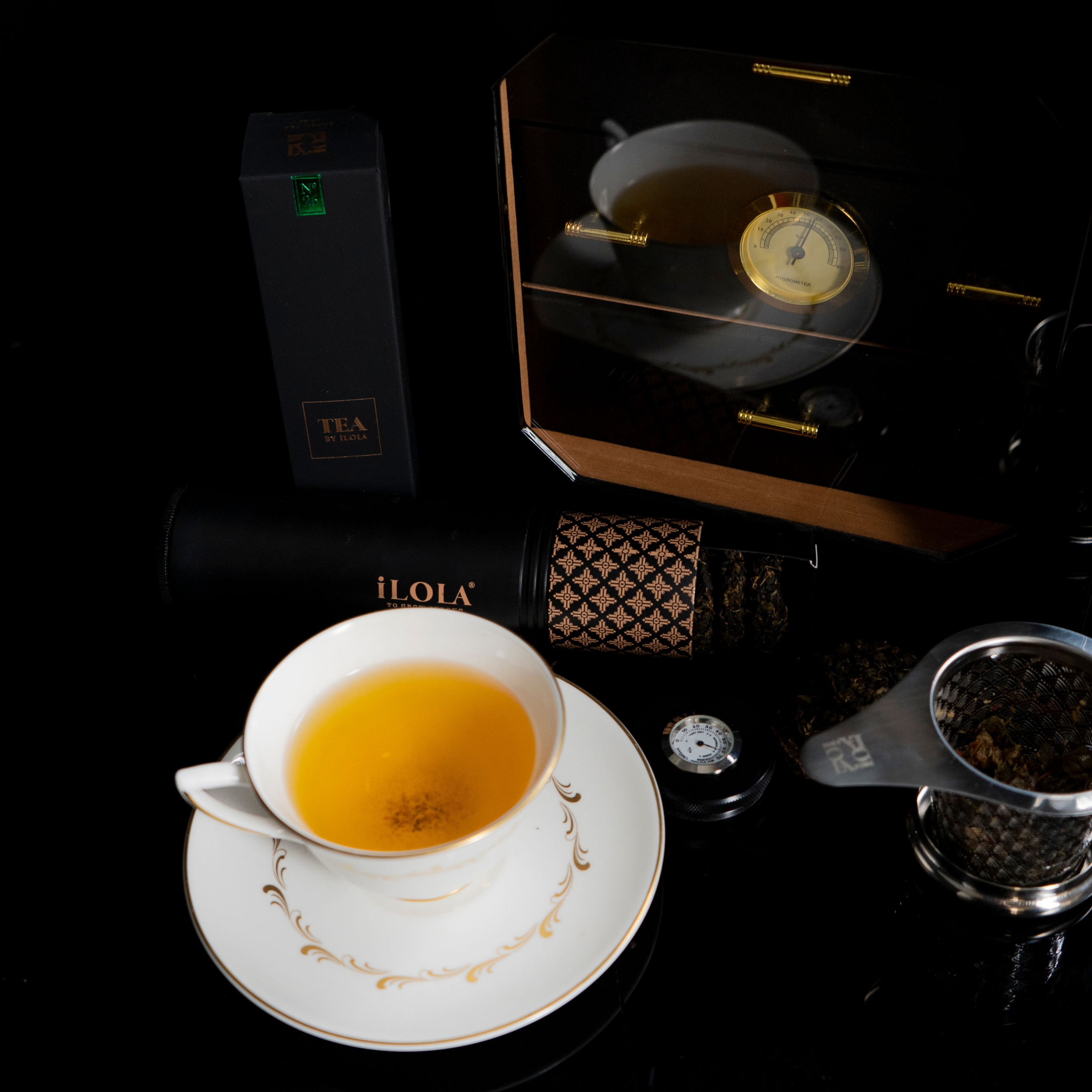 iLOLA iLOLA Humidor Starter Set – Tea Aging + Storage System
