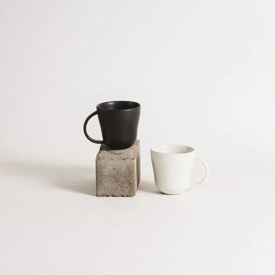 Gharyan Stoneware S/4 Tunisian Mug - Matte Black