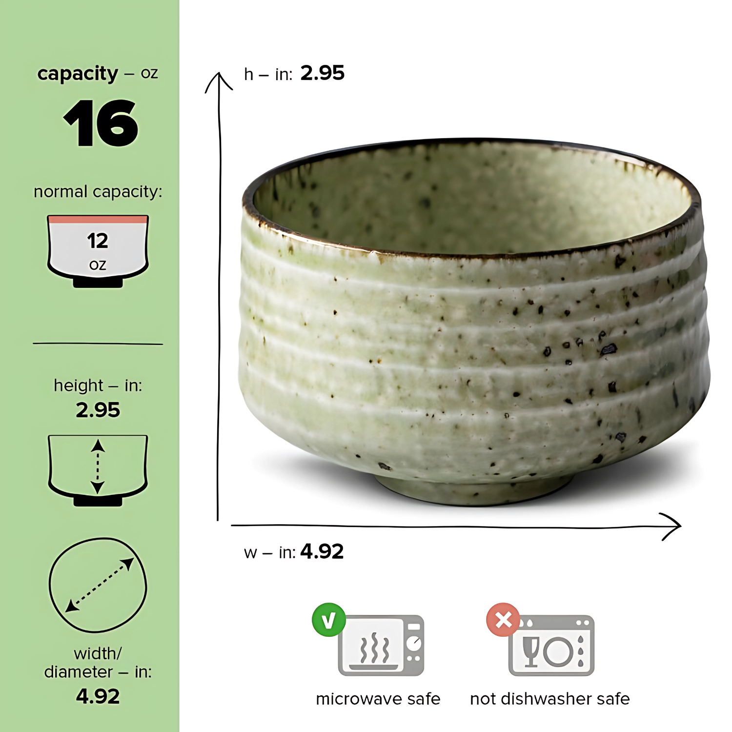 Aprika Life Kaneni White Ceramic Matcha Bowl