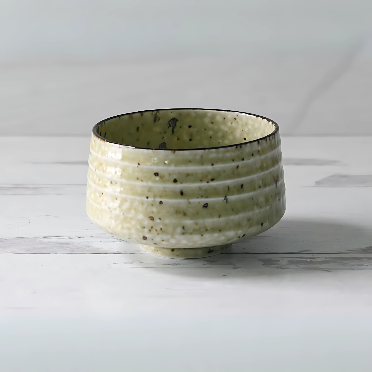 Aprika Life Kaneni White Ceramic Matcha Bowl