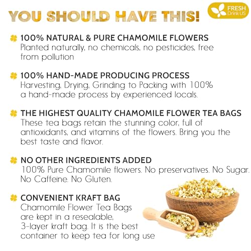 FreshDrinkUS Sleep & Digest Tea Duo — Chamomile & Fennel