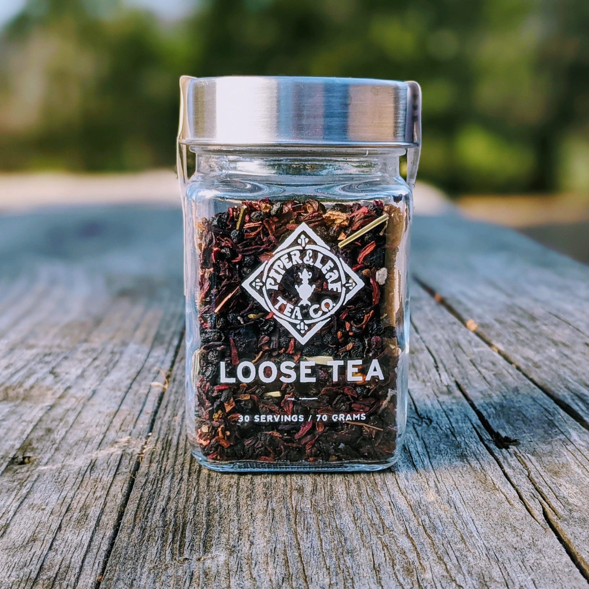 Piper and Leaf Briar Patch Brew Glass Jar of Loose Leaf Tea - 30 Servings
