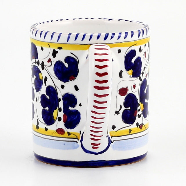 Deruta of Italy Orvieto Blue Rooster: Mug (10 oz.)