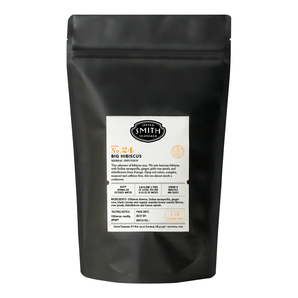 Smith Teamaker BIG HIBISCUS BLEND HERBAL TEA BLEND NO. 24 (LOOSE LEAF, 1 LB)