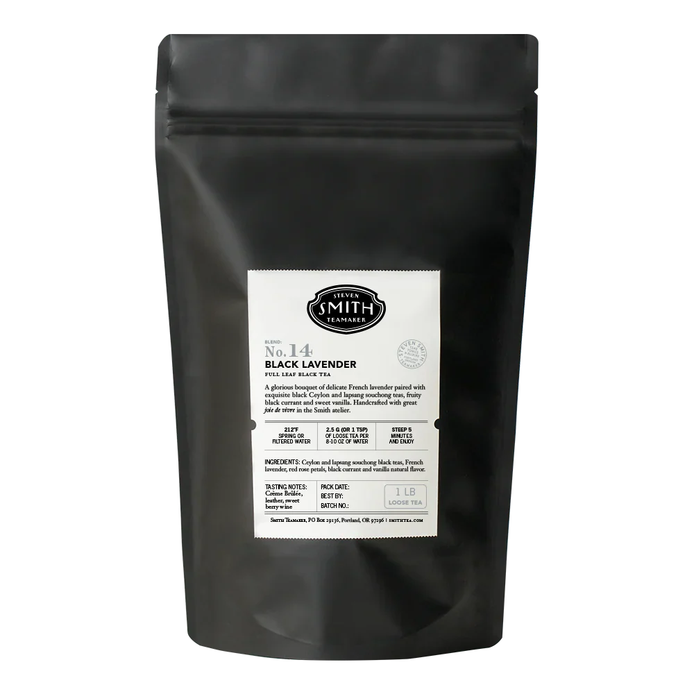 Smith Teamaker BLACK LAVENDER BLACK TEA BLEND NO. 14 (LOOSE LEAF, 1 LB)