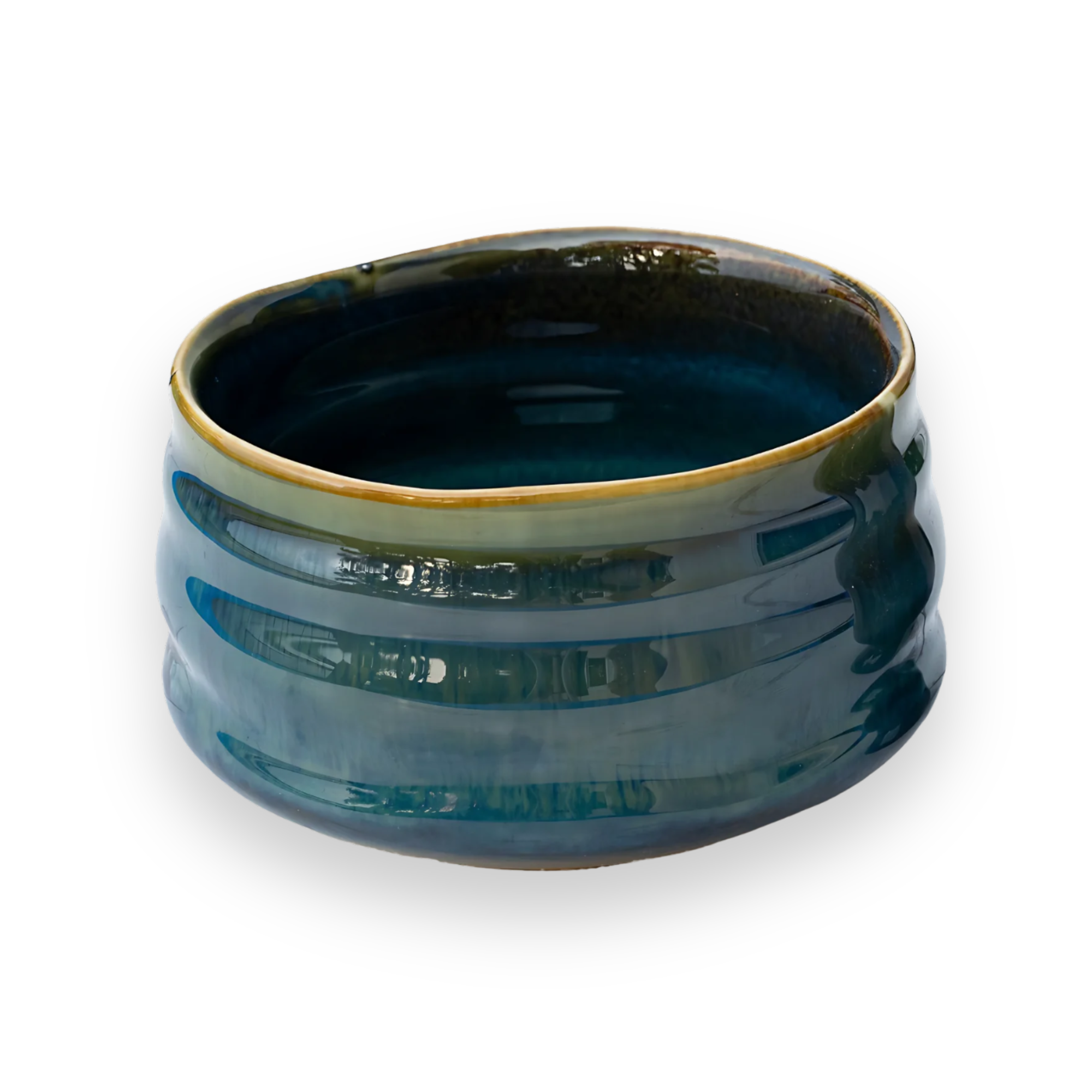 Aprika Life Blue Ceramic Matcha Bowl