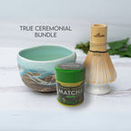 Aprika Life Japanese Matcha Tea Bowl Blue & Brown Glaze