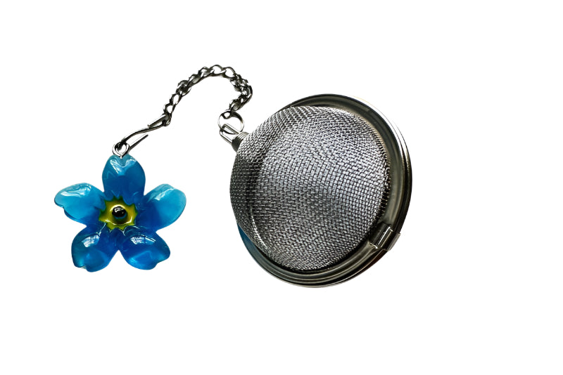 leafberri Blue Flower Tea Infuser Ball