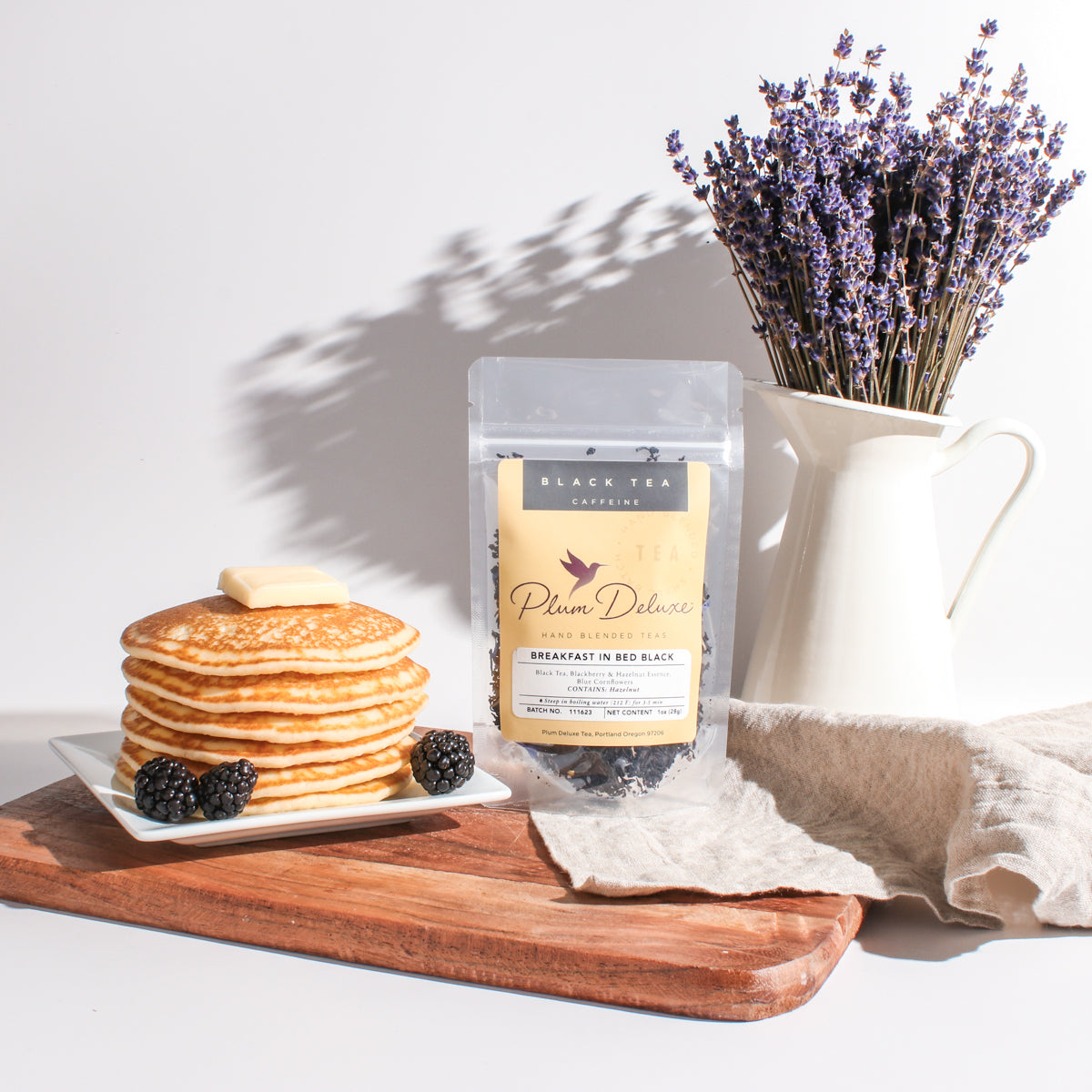 Plum Deluxe Breakfast in Bed Black Tea (Blackberry - Hazelnut)