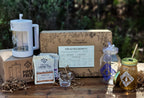 Piper and Leaf Piper Press Brew Kit displayed in a creative setup showcasing tea brewing essentials.