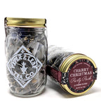 Piper and Leaf Cherry Christmas Party Pack 25 Sachets in Pint Jar, displayed in a clear jar with festive packaging.