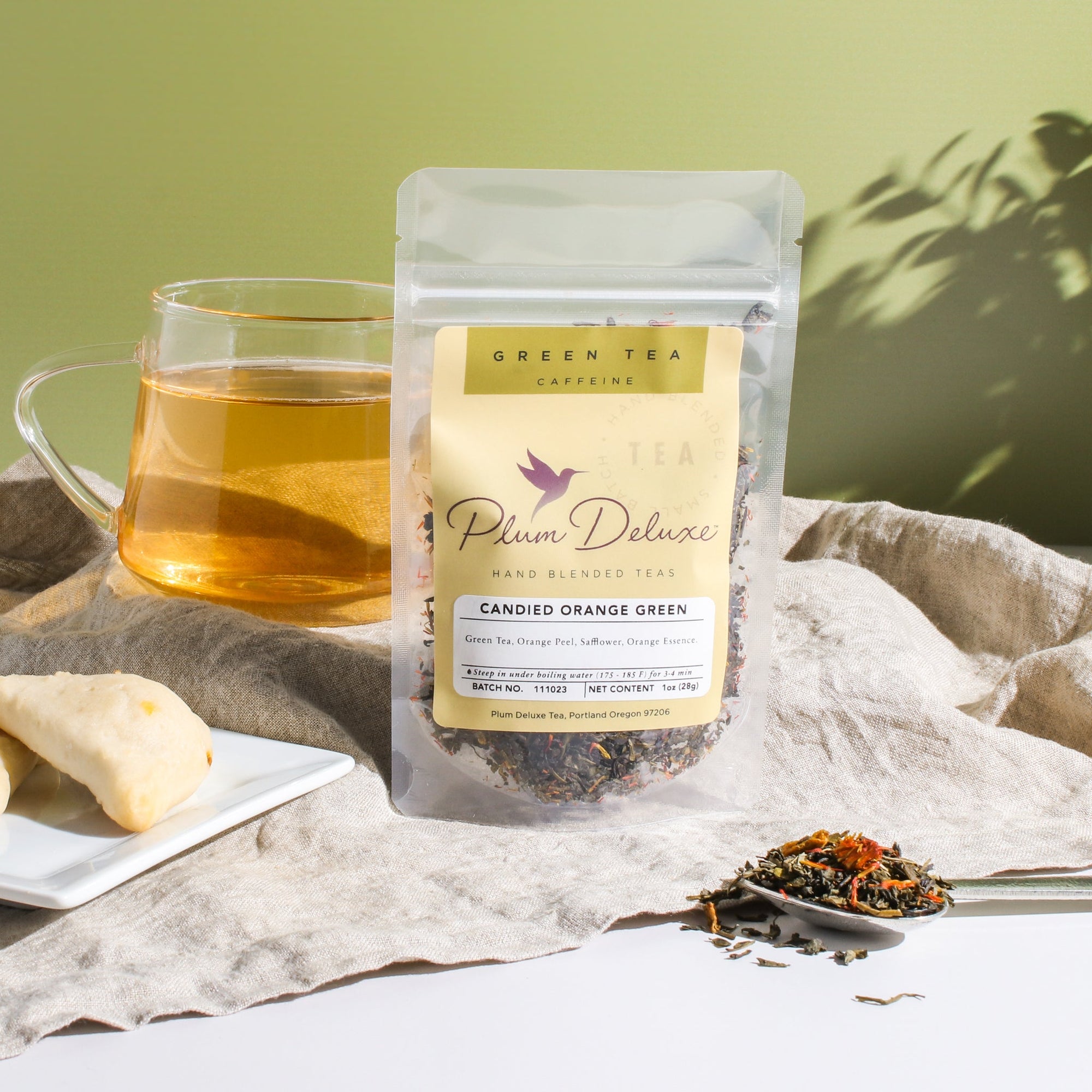 Plum Deluxe Candied Orange Green Tea