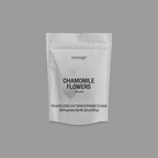 Chamomile Flowers Pyramid Bags by Somage USA, featuring dried chamomile blossoms for a soothing herbal tisane.
