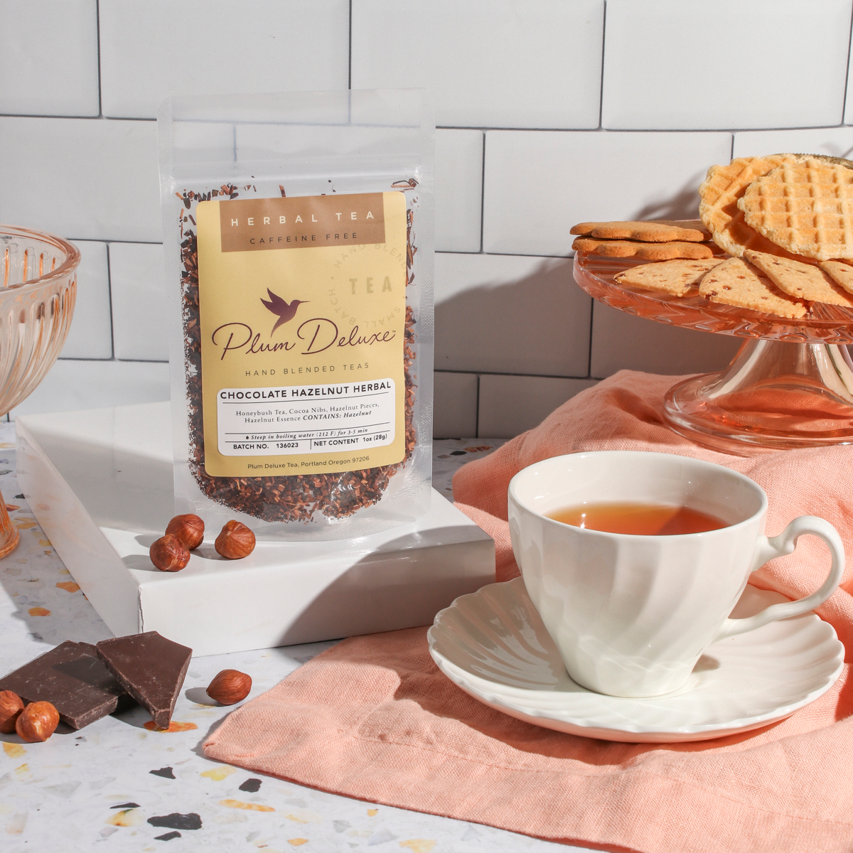 Plum Deluxe Chocolate Hazelnut Dessert Tea