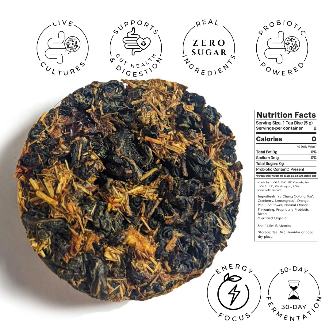 iLOLA Citrus Punch No. 53 – Citrus Probiotic Oolong Tea Discs