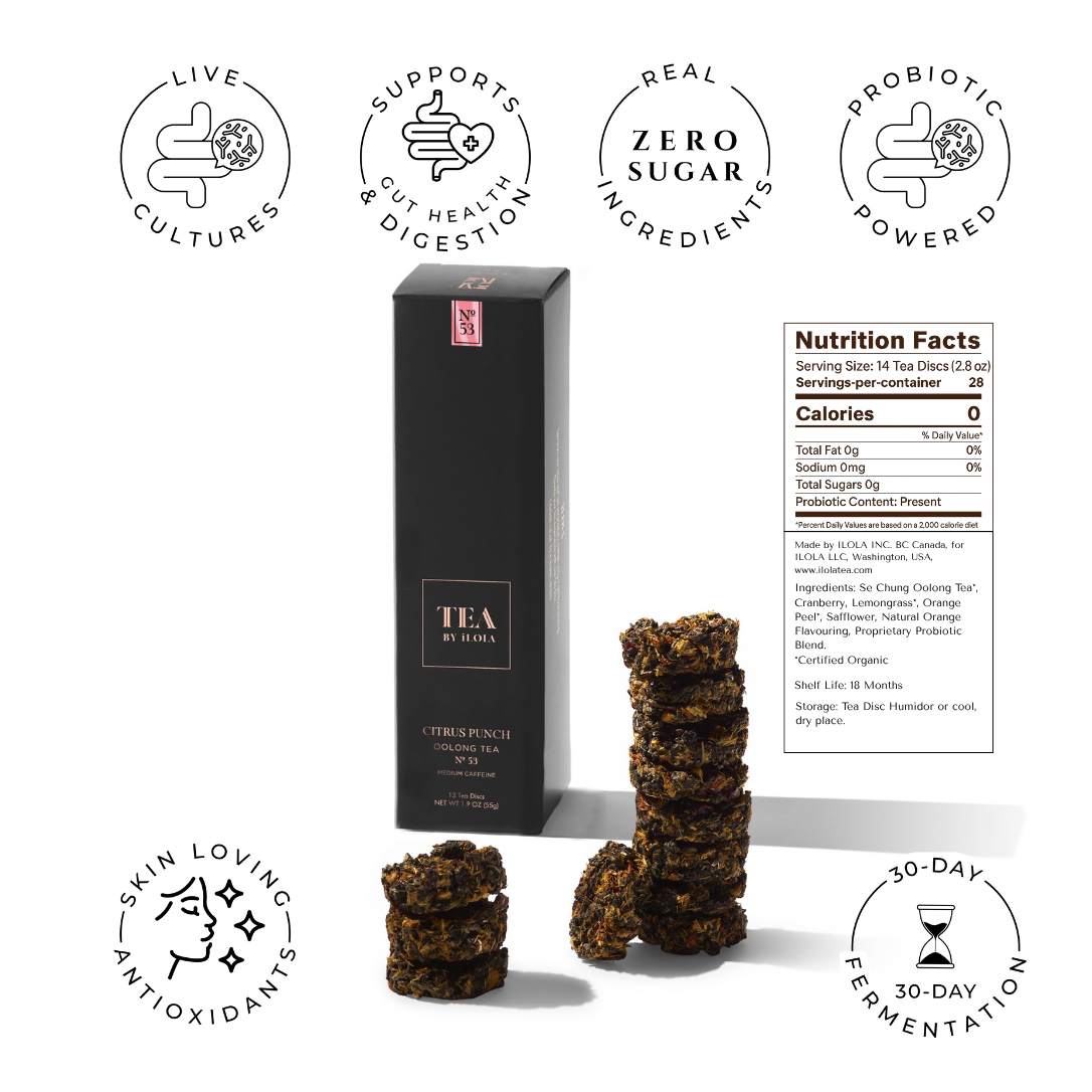 iLOLA Citrus Punch No. 53 – Citrus Probiotic Oolong Tea Discs