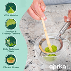 Aprika Life Organic Japanese Ceremonial Grade Matcha Green Tea Powder