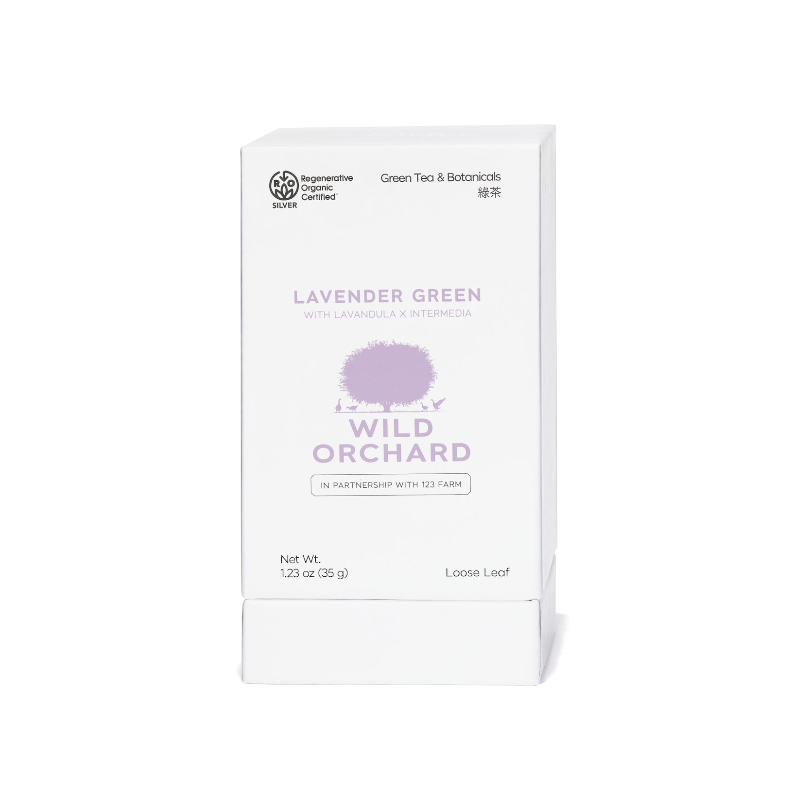 Wild Orchard Lavender Green - Organic Loose Leaf Green Tea