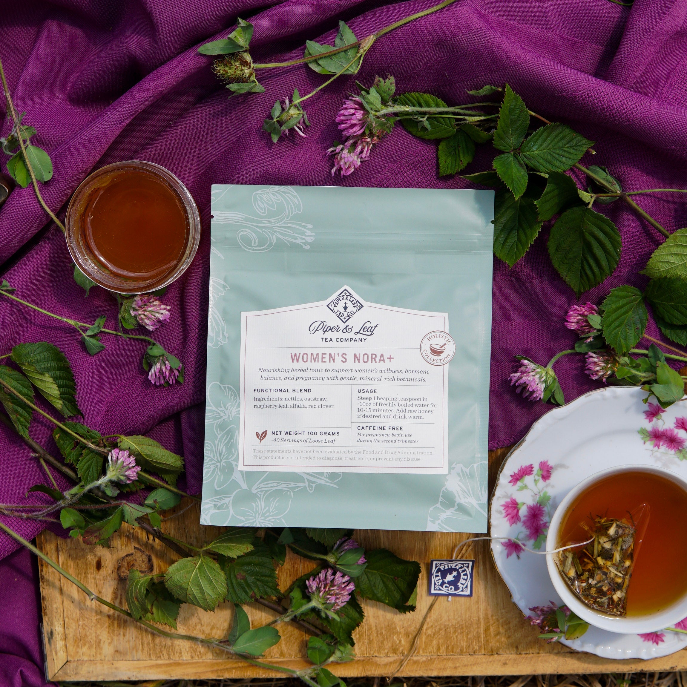 Piper and Leaf Women’s NORA+ Herbal Tea