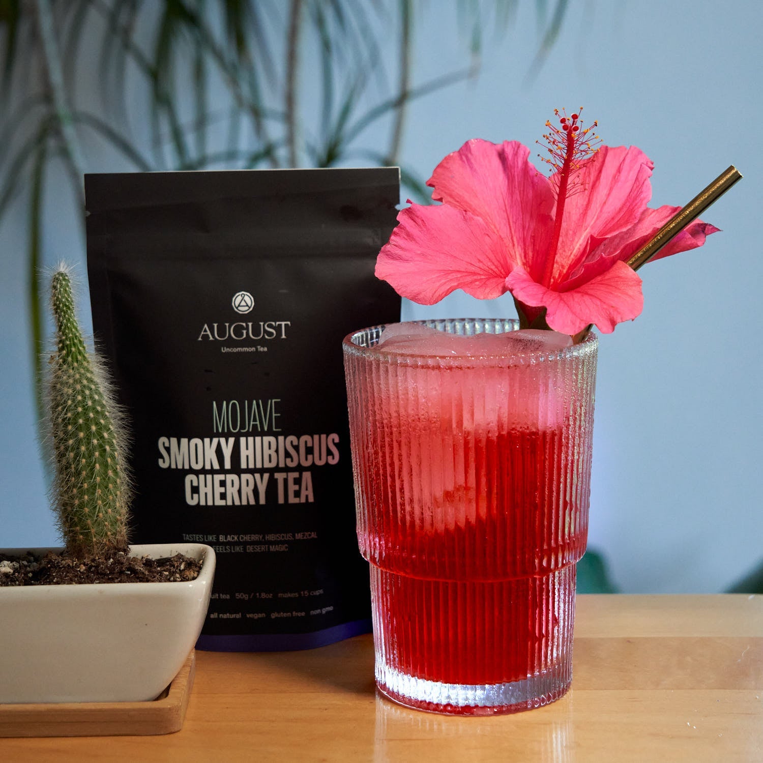 August Mojave - Smoky Hibiscus Cherry Tea (Very Low Caffeine)
