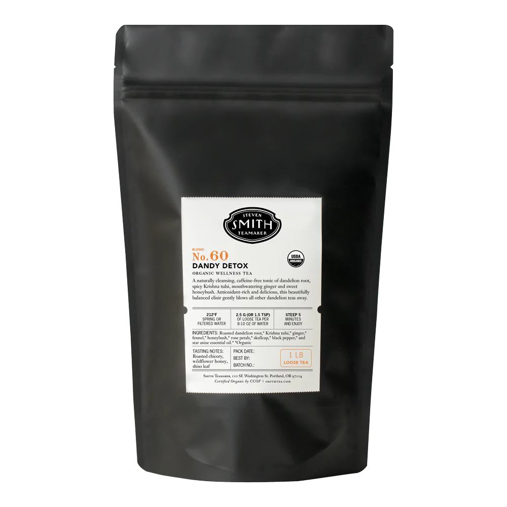 Smith Teamaker DANDY DETOX BLEND NO. 60 (LOOSE LEAF, 1 LB) Herbal Tea