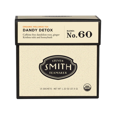 Smith Teamaker DANDY DETOX BLEND NO. 60 (15 TEA BAGS, 1.32 OZ) Herbal Tea