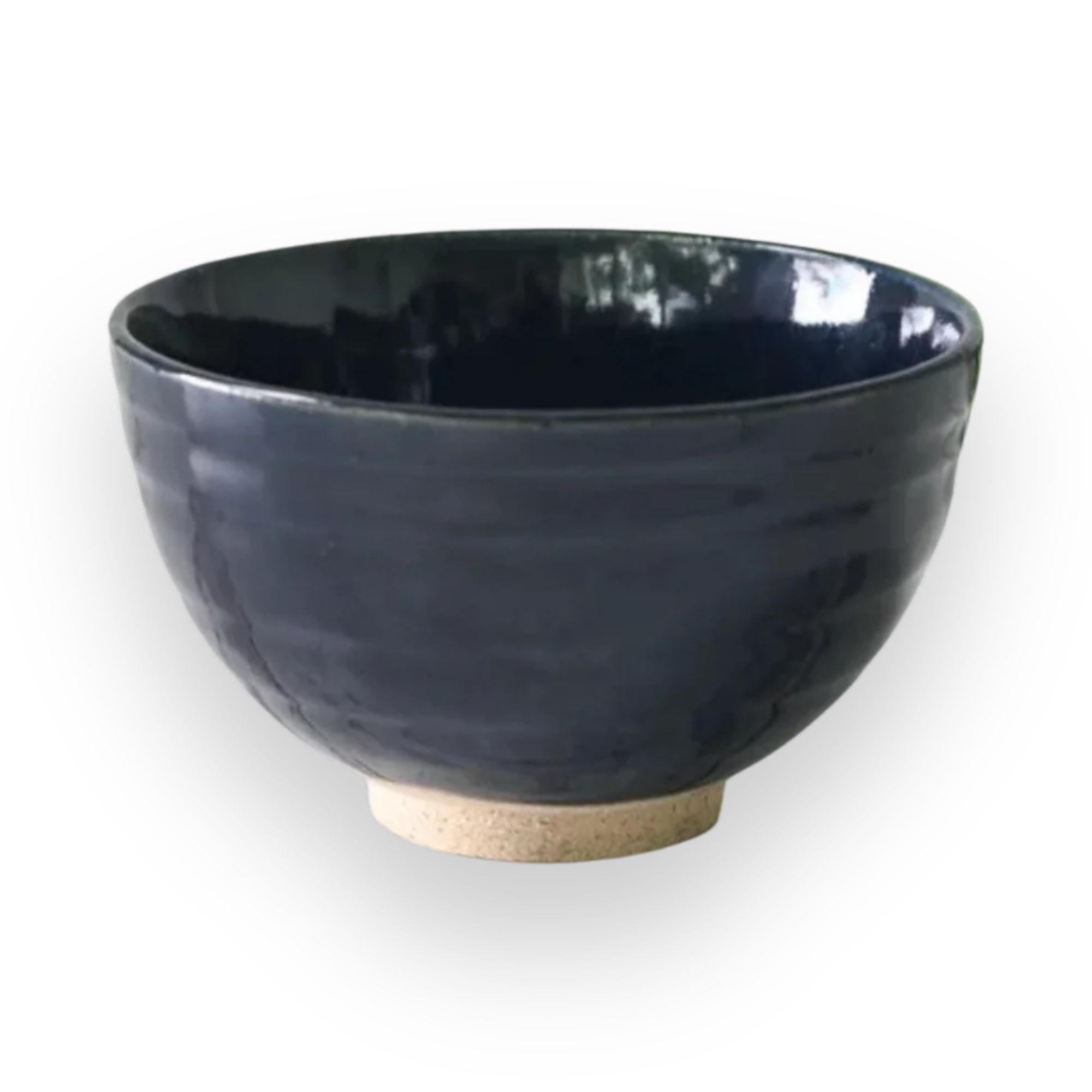 Aprika Life Dark Navy Blue Ceramic Matcha Bowl
