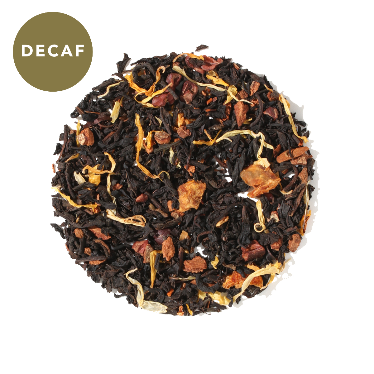 Plum Deluxe No Obligations Decaf Black Tea (Hazelnut - Almond - Cinnamon)