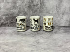 Inoue Inu Dog White Yunomi - Japanese Teacup