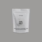 Earl Grey Pyramid Bags by Somage USA, featuring blue cornflowers and Spanish Bergamot, showcasing organic Sri Lankan tea.