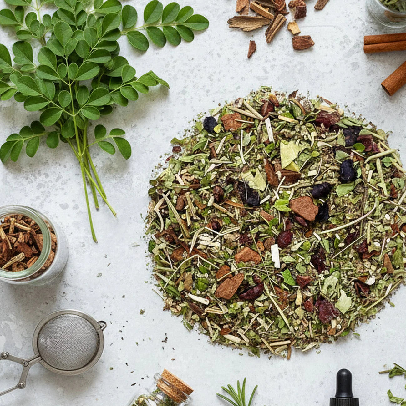MoonMaid Botanicals Mental Focus & Energy Herbal Tea