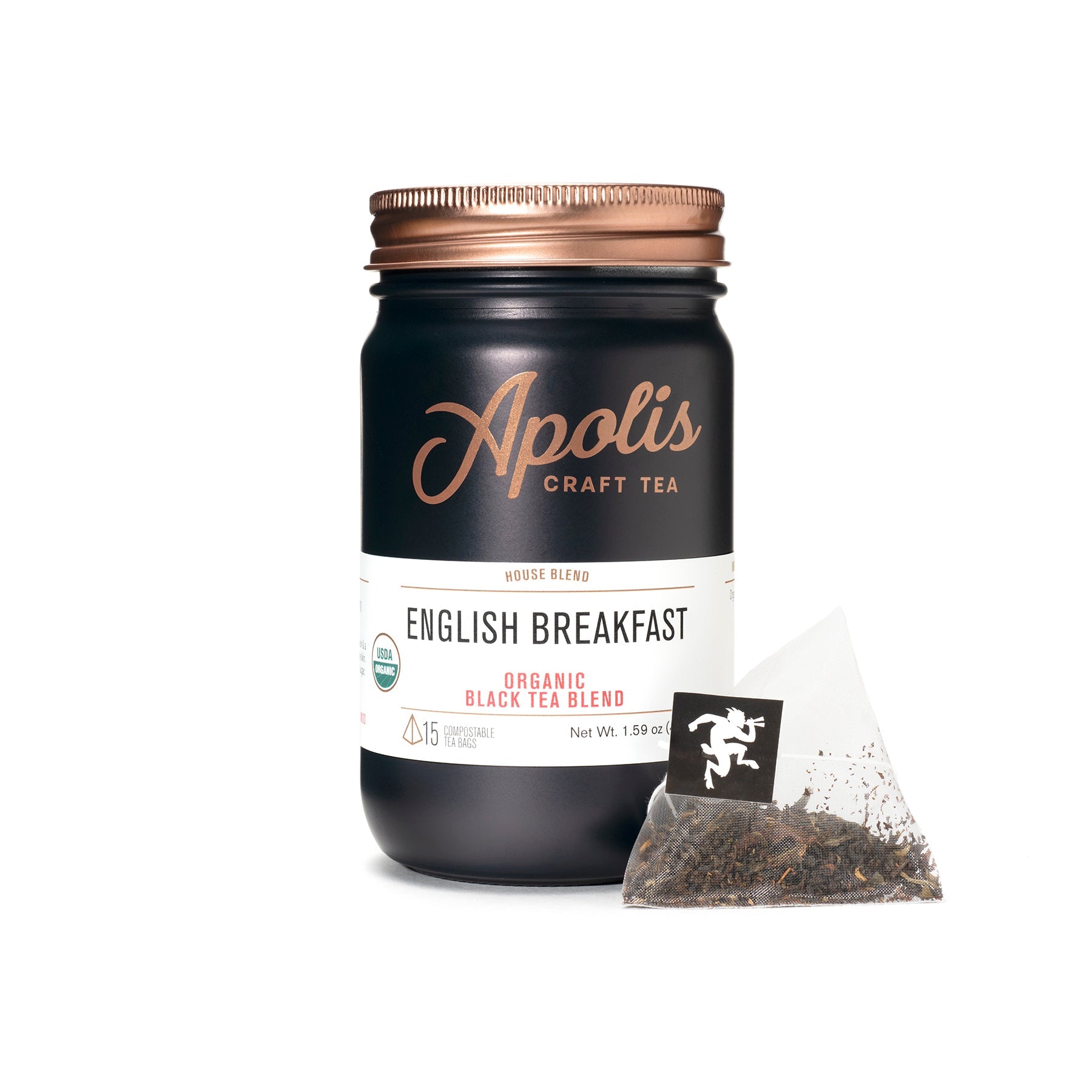Apolis English Breakfast Tea Bags Black Tea