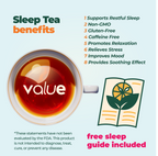 Aprika Life Herbal Sleep Tea With Sleep Guide, 60 Bags