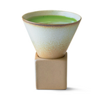 Aprika Life Brown Coffee Mug with Base - 6.8 oz/200ml