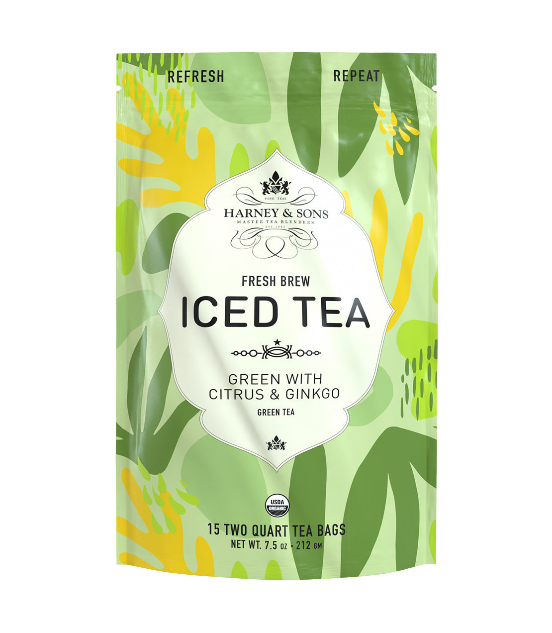 Harney & Sons Organic Green with Citrus & Ginkgo Fresh Brew Iced Tea