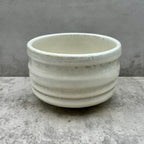 Inoue Tea Shirahagi White Mino-yaki Chawan - Japanese Matcha Bowl, featuring a white ceramic bowl with a traditional design.