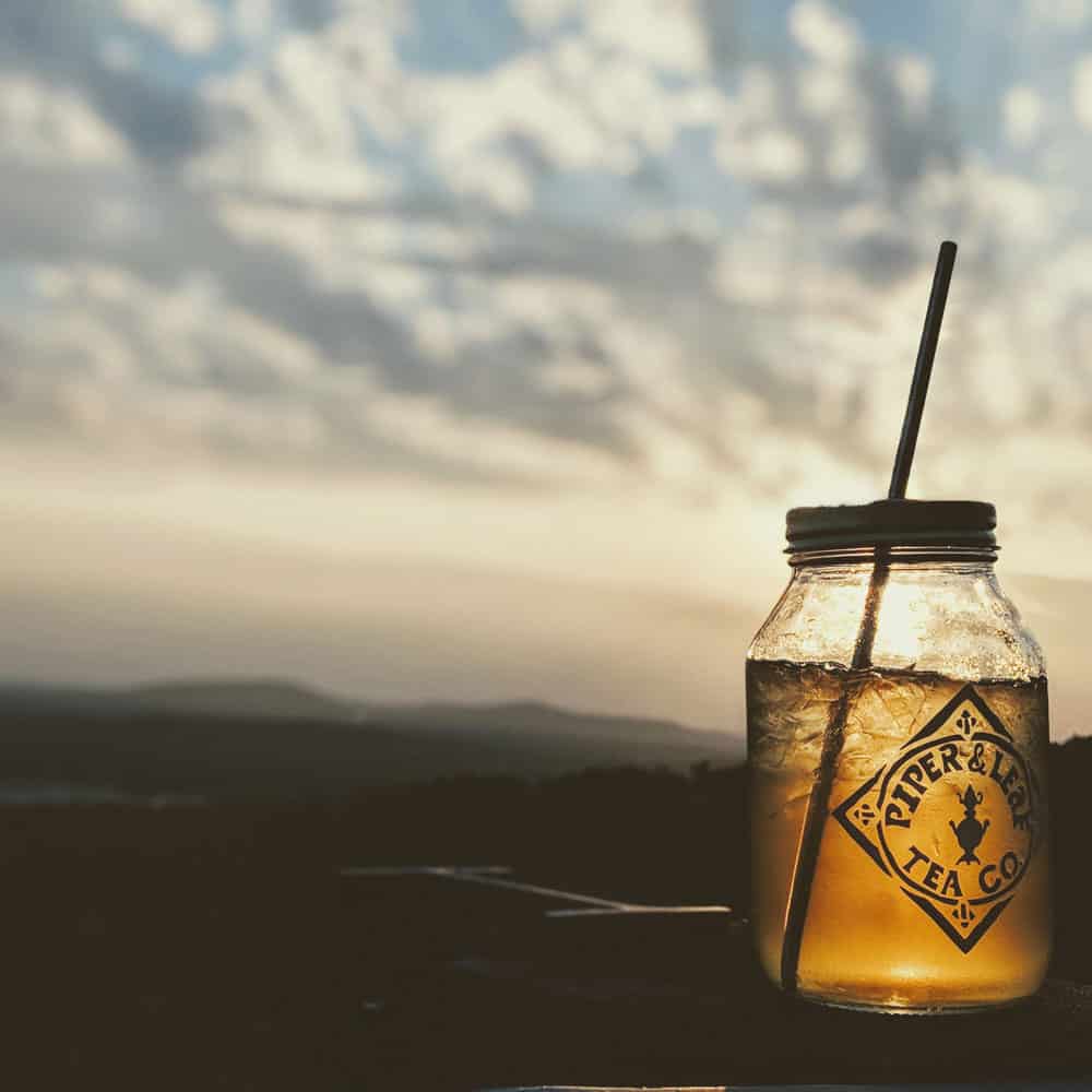 Piper and Leaf Golden Hour Tonic Glass Jar of Loose Leaf Tea - 30 Servings