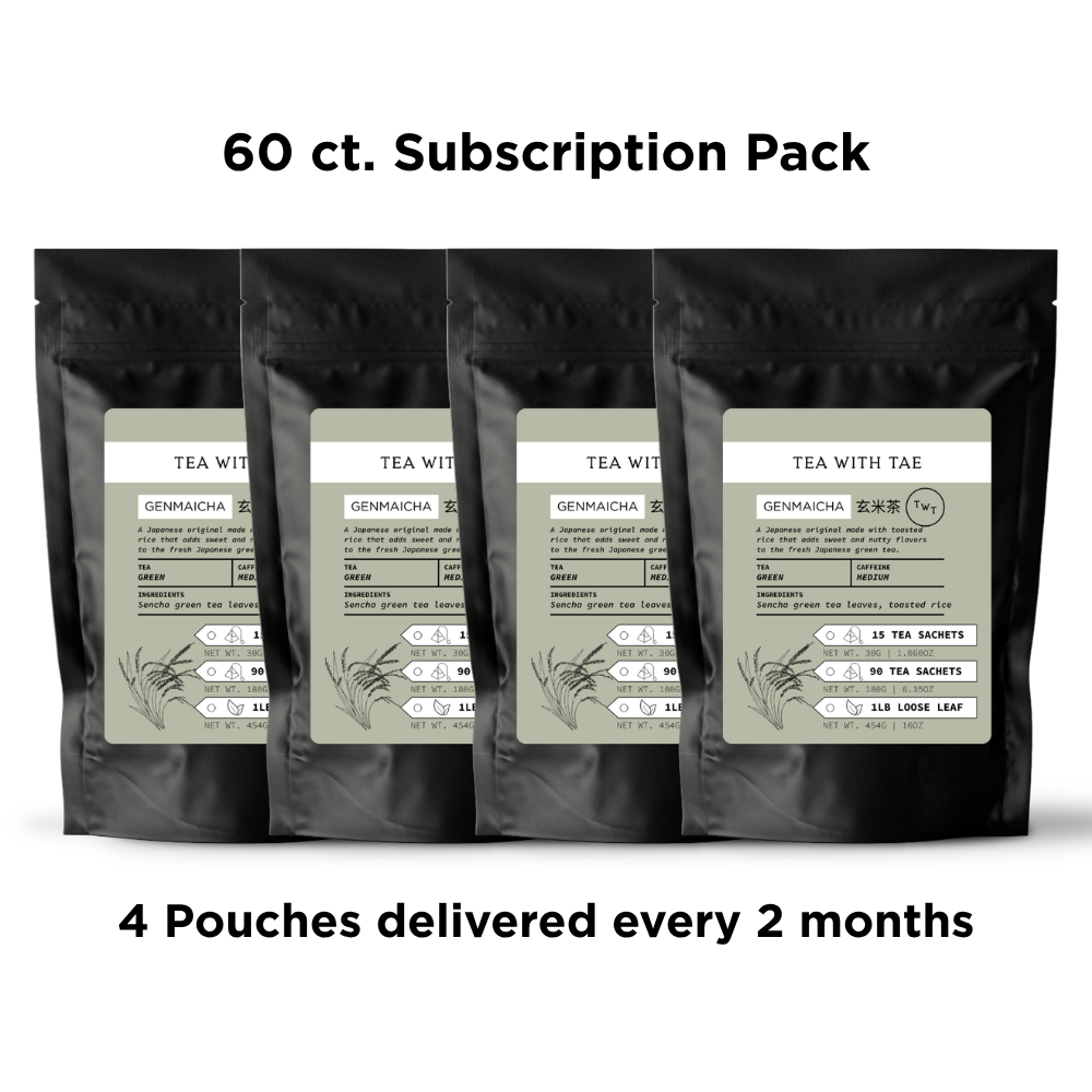 Tea with Tae Genmaicha (Traditional Japanese Green Tea) Pouch