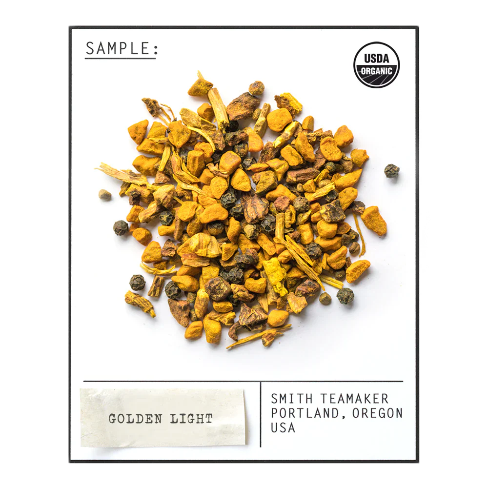 Smith Teamaker ORGANIC GOLDEN LIGHT TURMERIC BLEND NO. 54 (LOOSE LEAF, 1 LB) Herbal Tea