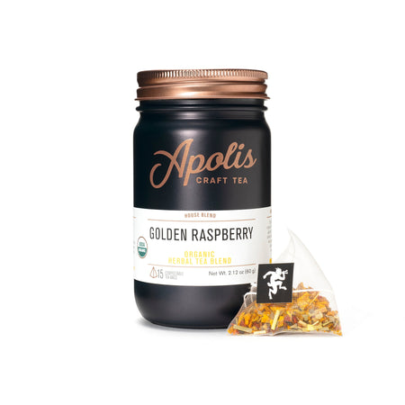 Apolis Golden Raspberry Tea Bags Herbal Tea
