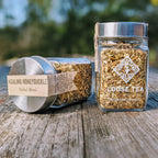 Piper and Leaf Healing Honeysuckle Glass Jar of Loose Leaf Tea - 30 Servings