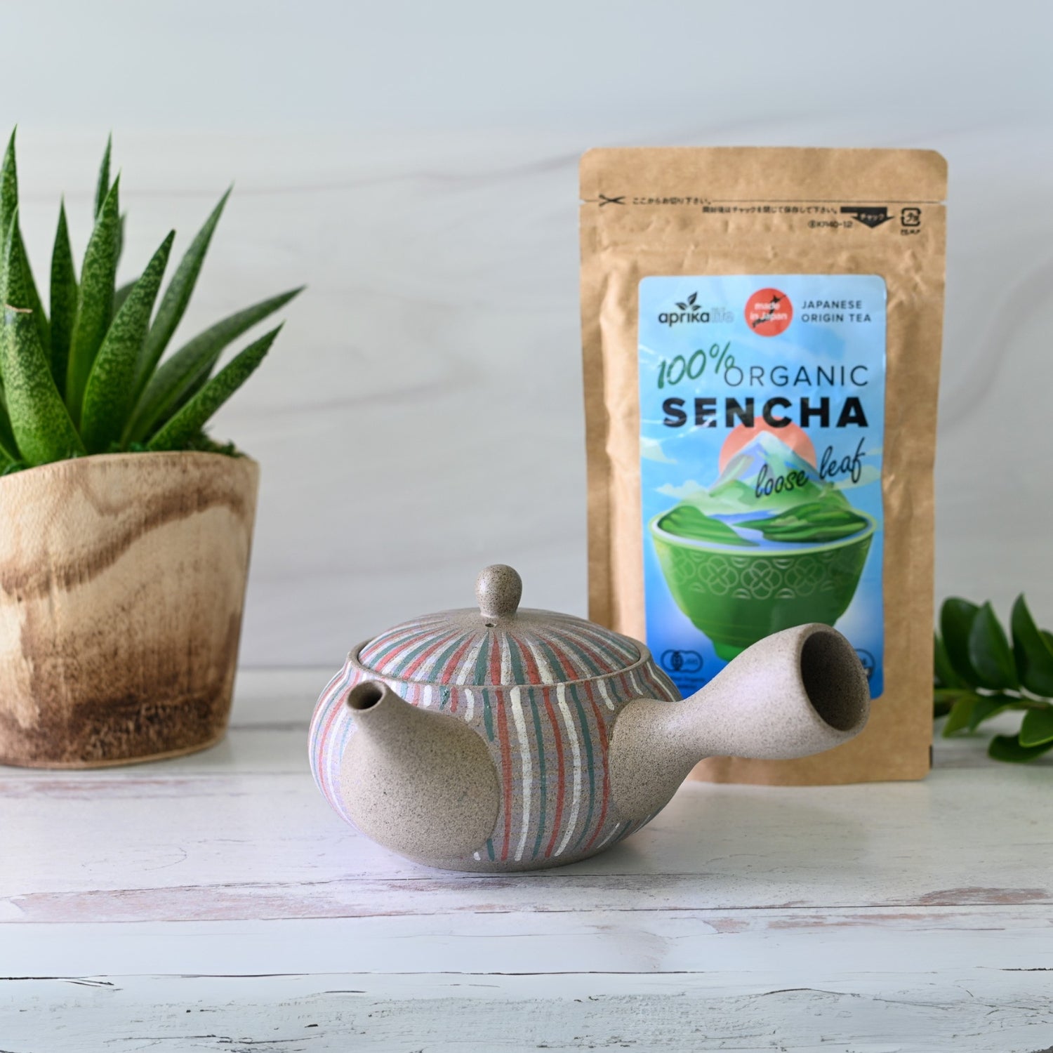 Aprika Life Handcrafted Japanese Kyusu Teapot with Filters (310ml)