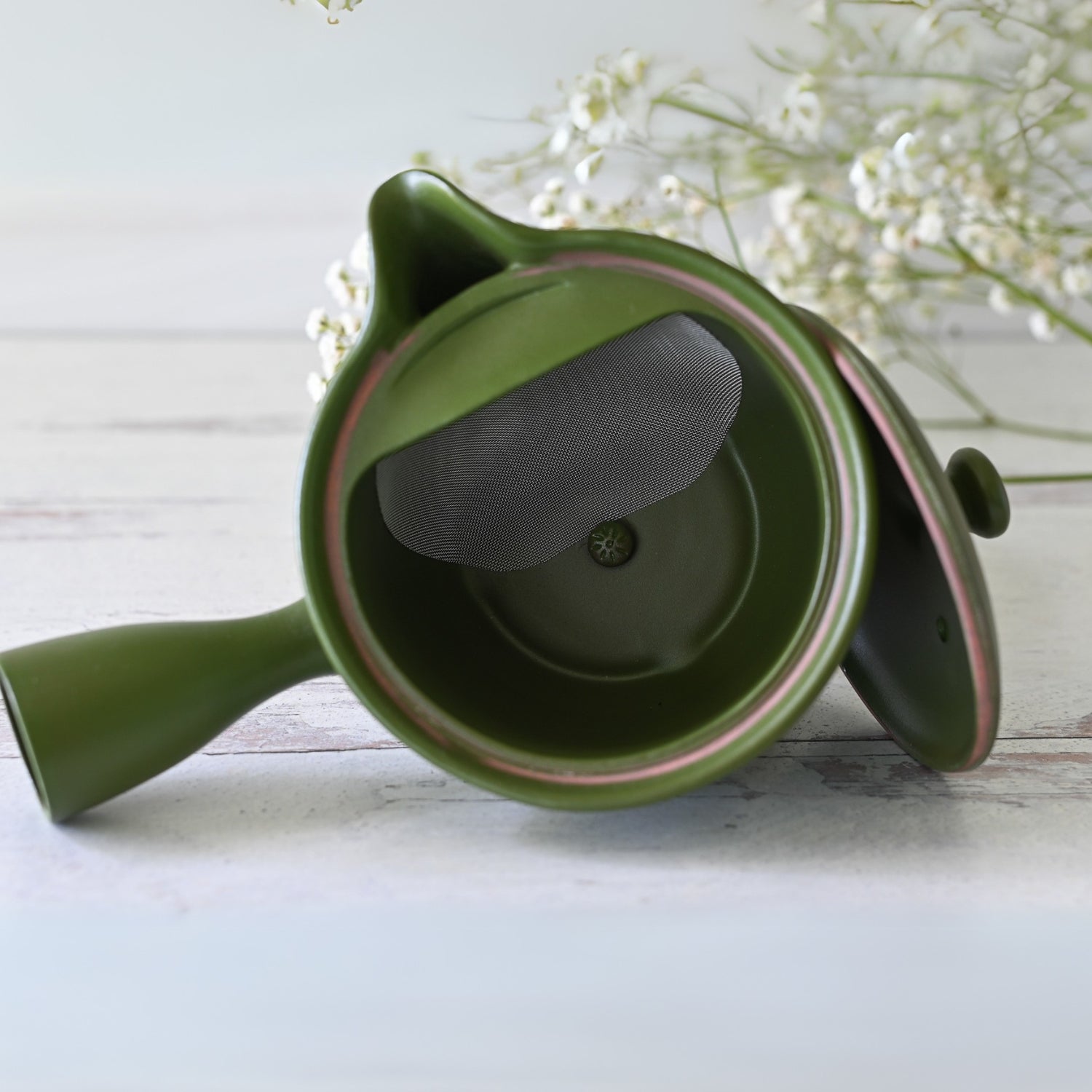 Aprika Life Handcrafted Japanese Kyusu Teapot with Filters (380ml)