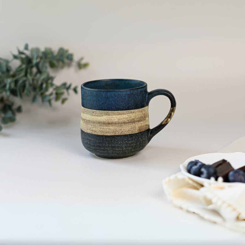 Aprika Life Handcrafted Mino Ware Ceramic Mug from Japan, 8 oz (240 ml)